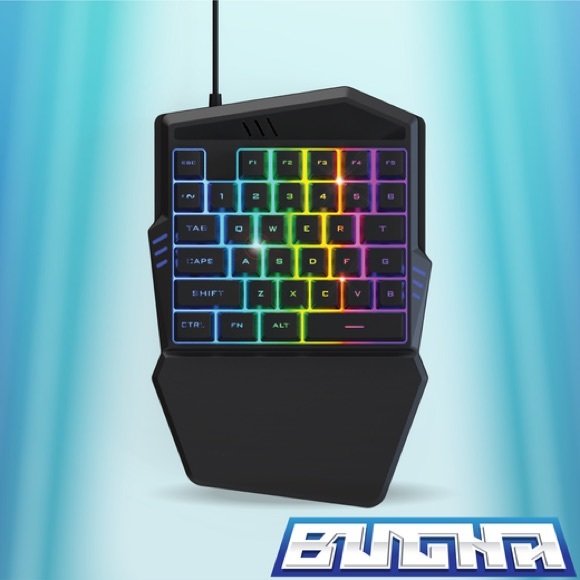 Bugha LED One-Handed Gaming Keyboard - Picture 3 of 8